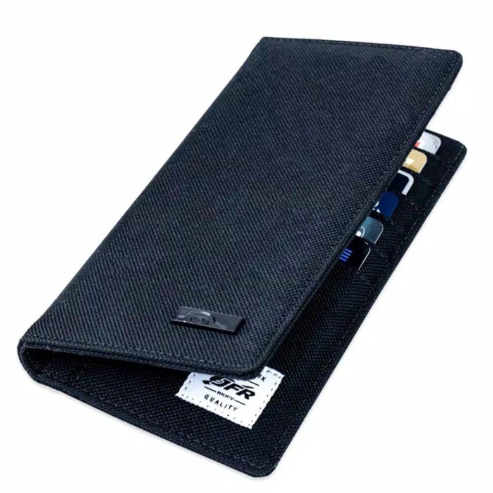 Gambar JFR Fashion Dompet Pria Panjang Bahan Kulit Canvas JP09 - Hitam dari JENNIFER WALLET OFFICIAL undefined Tokopedia