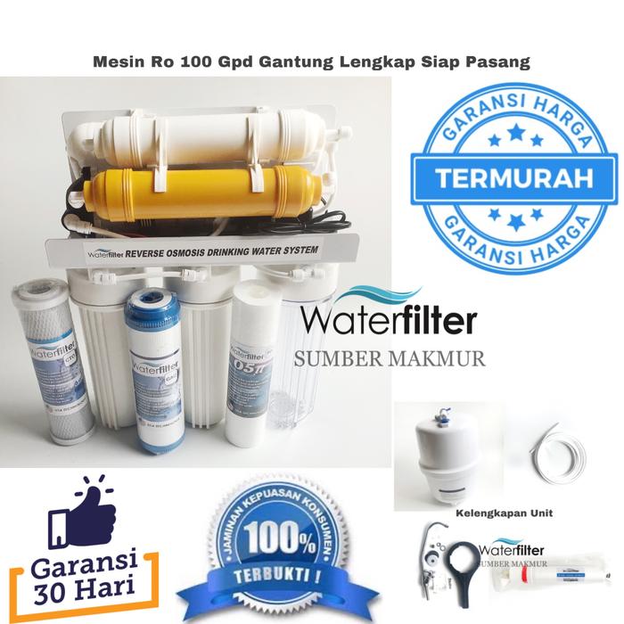 Gambar Mesin Ro 100 Gpd Undersing 6 Step - Toped dari Sumber Makmur Water Filter undefined Tokopedia