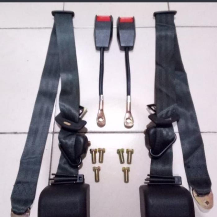 Gambar Sfty belt seat belt otomatis mobil universal warna hitam & Krem & Abu - krem dari variasi mobil Surya 87 undefined Tokopedia