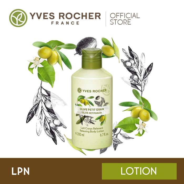 Gambar Yves Rocher Relaxing Body Lotion Olive Petitgrain 200 ml dari Yves Rocher Indonesia undefined Tokopedia