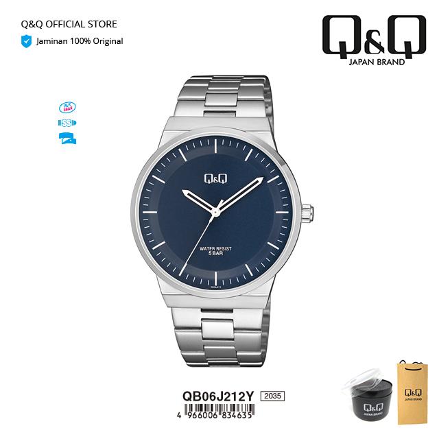 Gambar Q&Q QnQ QQ Original Jam Tangan Pria Analog - QB06 QB06J Water Resist dari Q&Q Official Store undefined Tokopedia