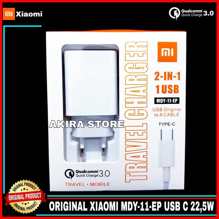 Gambar Charger Xiaomi Poco M3 Original 100% Fast Charging 22,5W USB Type C dari Akira Store17 undefined Tokopedia
