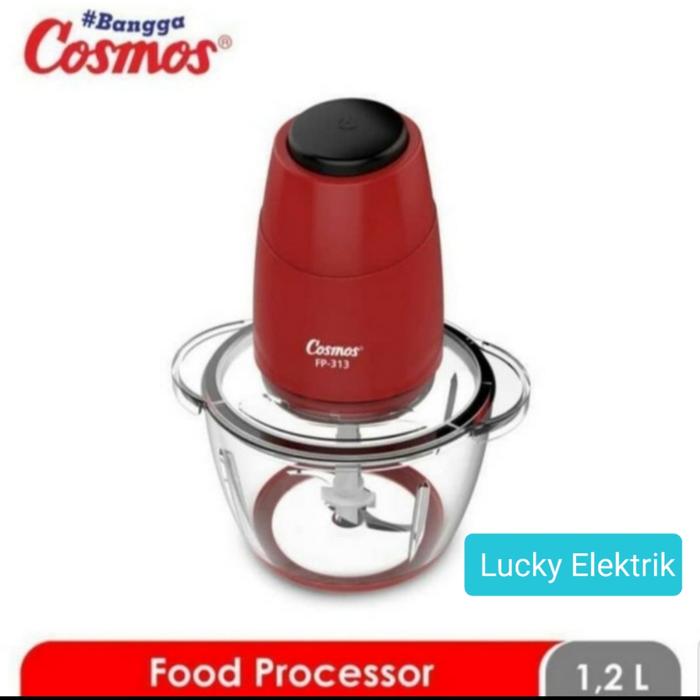 Gambar cosmos food processor fp 313/1,2liter/copper cosmos - Merah dari Lucky Elektrik undefined Tokopedia