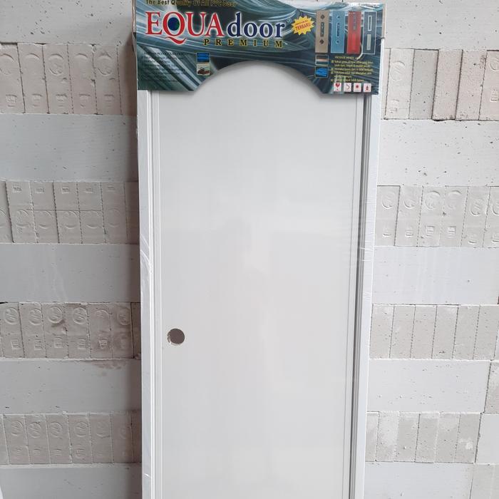 Gambar pintu kamar mandi pvc EQUADOOR (Kusen dari MASPION) - Putih dari TB CALVIN undefined Tokopedia