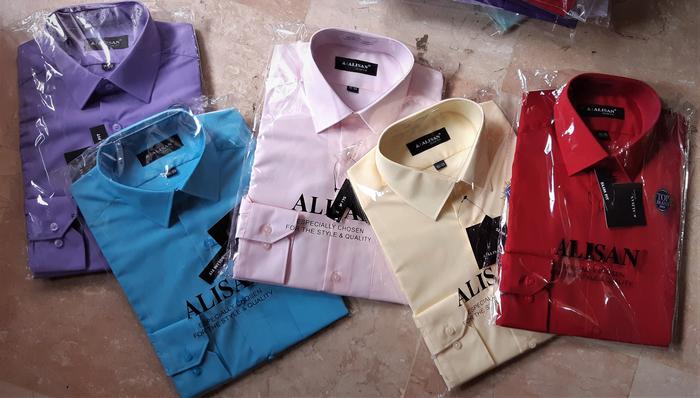 Gambar ALISAN Kemeja Polos SLIM FIT Lengan Panjang //MULTI WARNA// - ASSORTED, 15 dari ALISAN Quinnstore Jakarta undefined Tokopedia