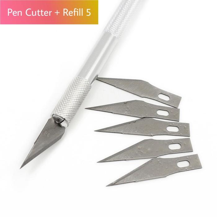 Jual PISAU CUTTER PEN KNIFE precision + FREE 5 REFILL - Kota Tangerang ...