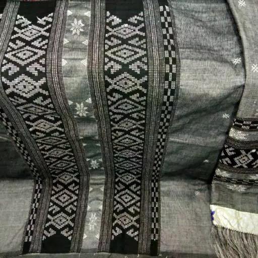 Gambar Songket Sadum Kudakuda Siantar Polos Asli Tenun Tangan - Silver dari Mutiara Ulos undefined Tokopedia