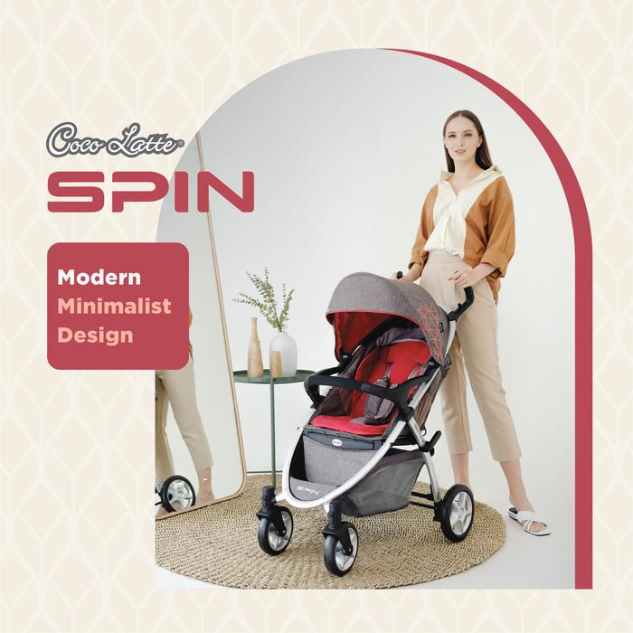 Gambar COCOLATTE SPIN CH 905 Stroller - Red dari Cocolatte Indonesia undefined Tokopedia
