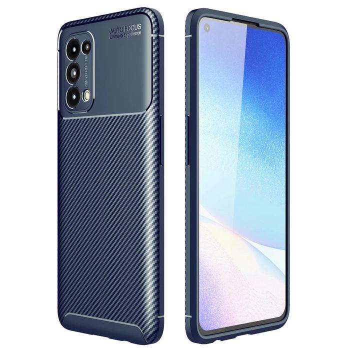 Gambar Case Oppo Reno 5 Pro 2021 Softcase Rugged Armor Original - Biru dari toko besar accessories undefined Tokopedia