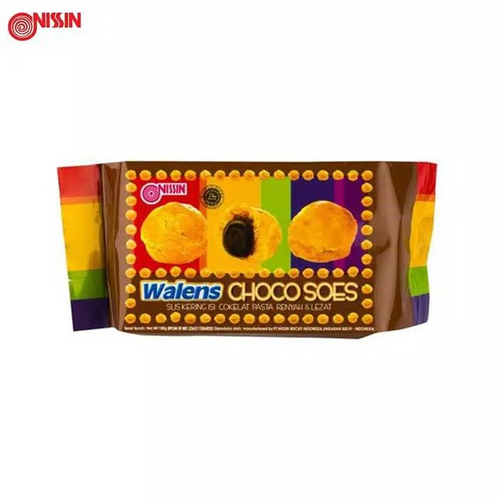 Gambar Nissin Wallens Choco Soes 100 gr - Biskuit Sus Coklat dari MUGHNI RIAU MART undefined Tokopedia