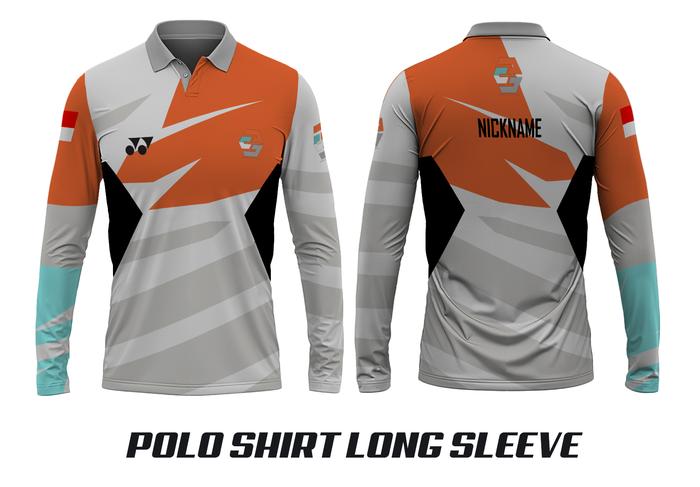 Gambar Kaos Baju Jersey Wangki Olahraga Badminton Lengan Panjang Custom Print - L, 02 dari Uber Sublim Bandung undefined Tokopedia