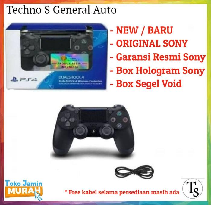 Gambar Baru Stik PS4 - Stick PS4 - Gamepad PS4 - Controller PS 4 Original - Hitam, REG LUAR  dari Techno S General Auto / TSGA undefined Tokopedia