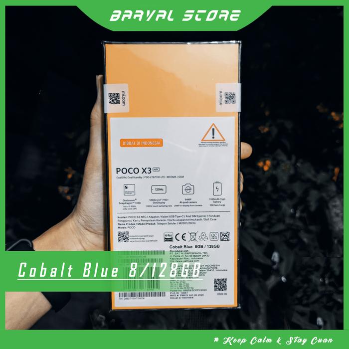 Gambar POCO X3 NFC 8GB+128GB GARANSI RESMI 15 BULAN by XIAOMI INDONESIA - Biru, 6/64 GB dari BARVAL undefined Tokopedia