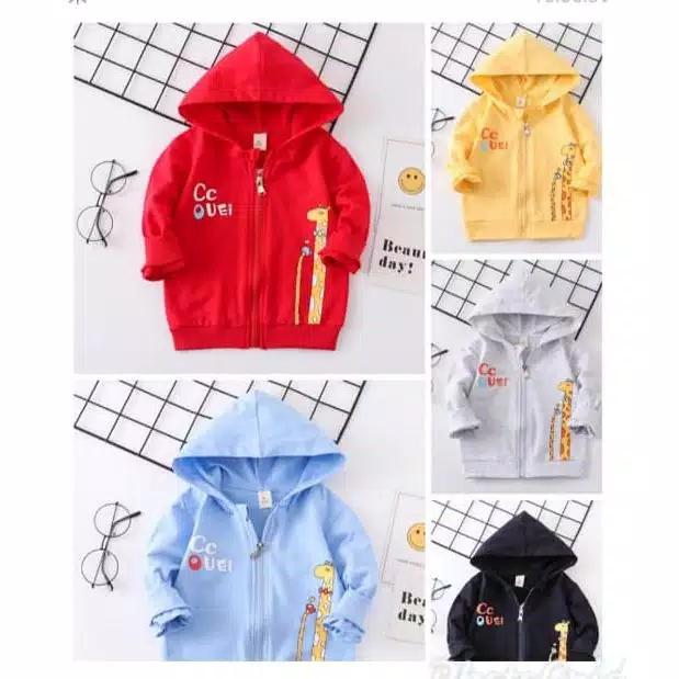 Gambar Jaket Hoodie Import Anak Cewek - Orange, S dari foya shop undefined Tokopedia