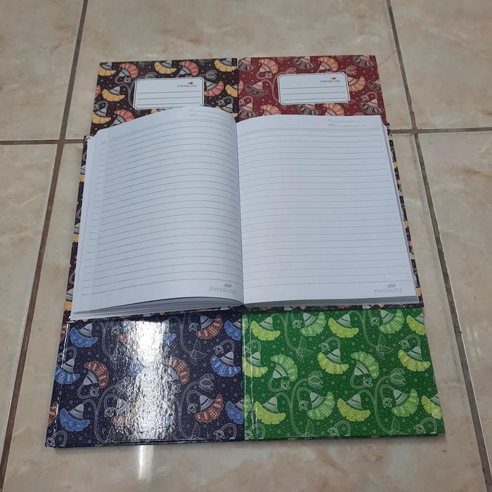 Gambar Buku Kwarto 100 Lembar Paperline / Buku Hardcover Kwarto Paperline 100 dari HM Stationary undefined Tokopedia
