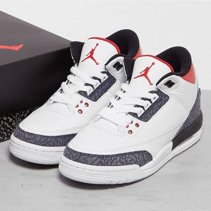 Jual Nike Air Jordan 3 Fire Red Denim 