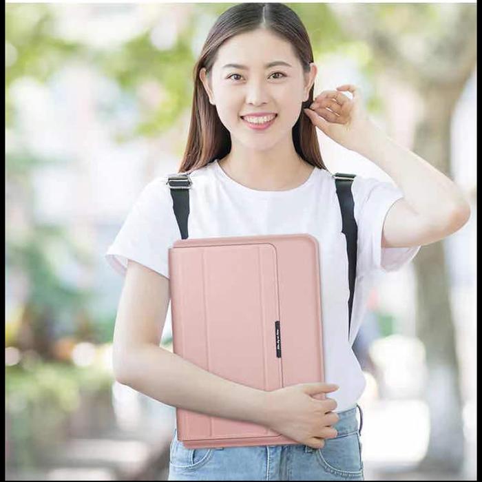 Gambar Premium Sleeve Laptop PU with Magnet and Kickstand 13 14 15 15.6 inch - Merah Muda, 13 inch dari Warehousegadget28 undefined Tokopedia