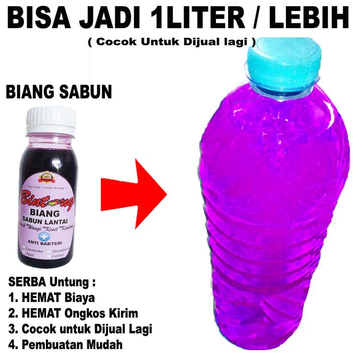 Gambar Biang Sabun Lantai BINTANG 1 Liter + Anti Bakteri - Jeruk Nipis dari Mitra91 Group undefined Tokopedia