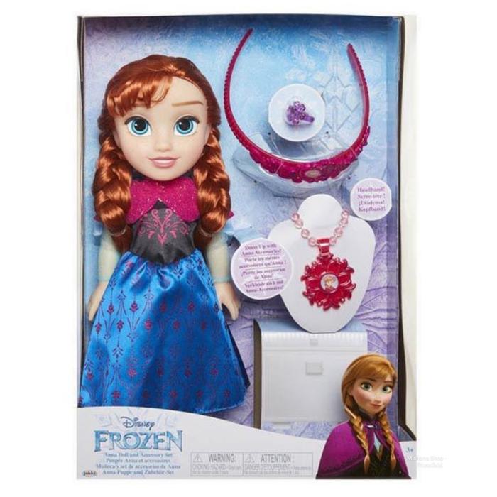 Gambar Boneka My First Elsa Anna Disney Frozen Toddler 36cm Doll Jakks - Merah dari Mishana Shop undefined Tokopedia