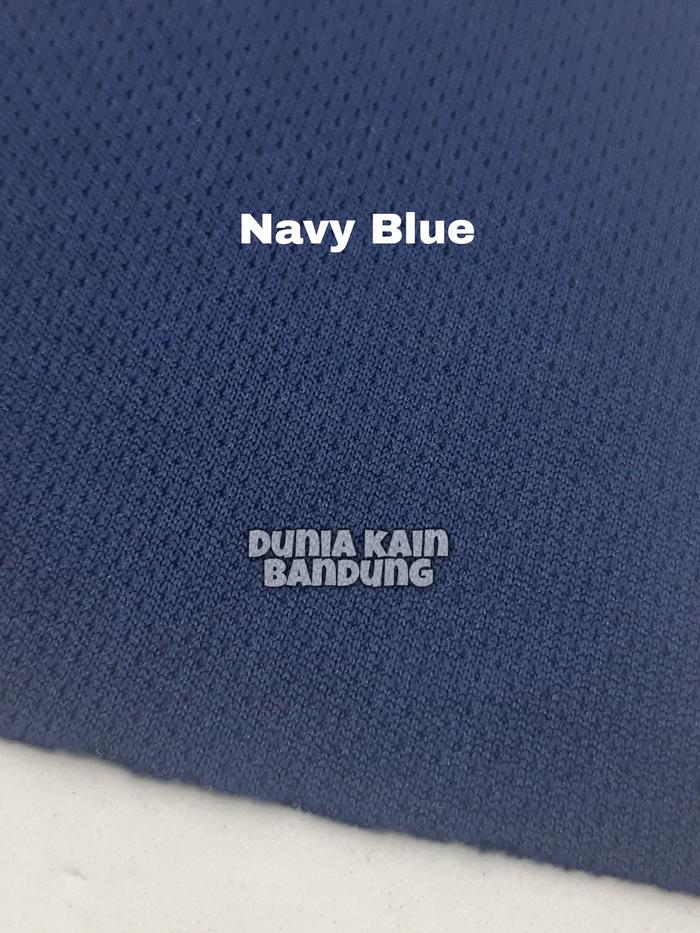 Gambar Bahan kain DriFit Nike / Billabong / Bintik / Sido Dryfit - Navy Blue dari Dunia Kain Bdg undefined Tokopedia