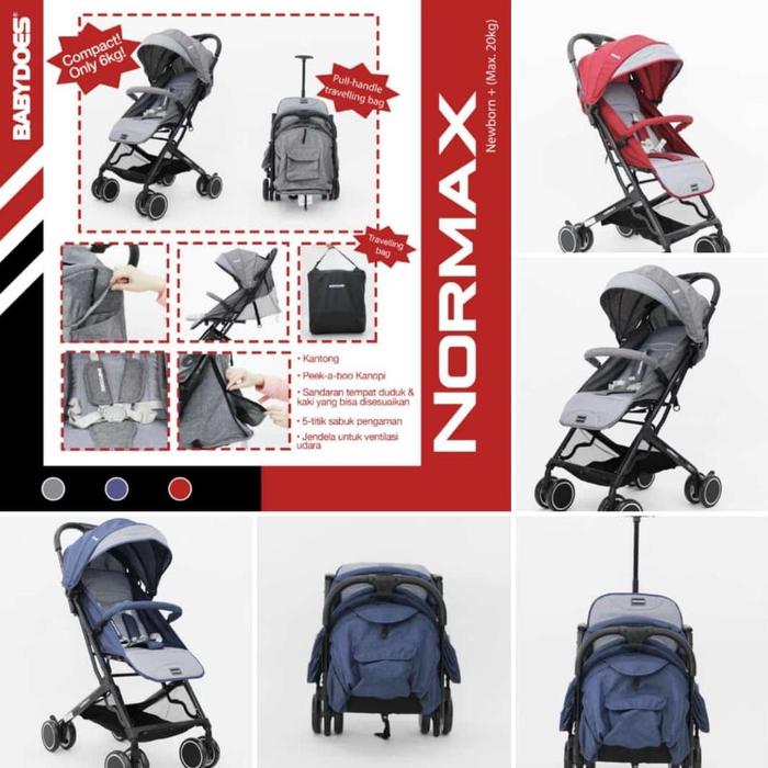 Kereta Dorong Bayi Babydoes Compact 