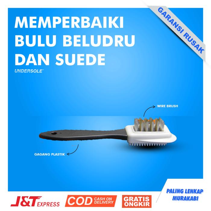 Gambar SIKAT SEPATU SUEDE BELUDRU dari undersoleyyk undefined Tokopedia