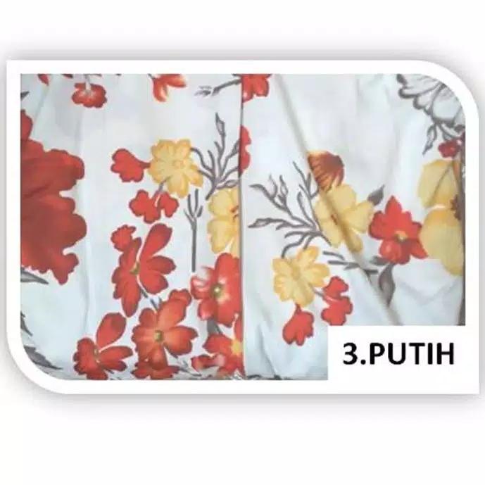 Gambar Gamis Hyget Motif Nagita Bunga Floral pink krem hitam coksu - Putih dari TOKO-ASA undefined Tokopedia