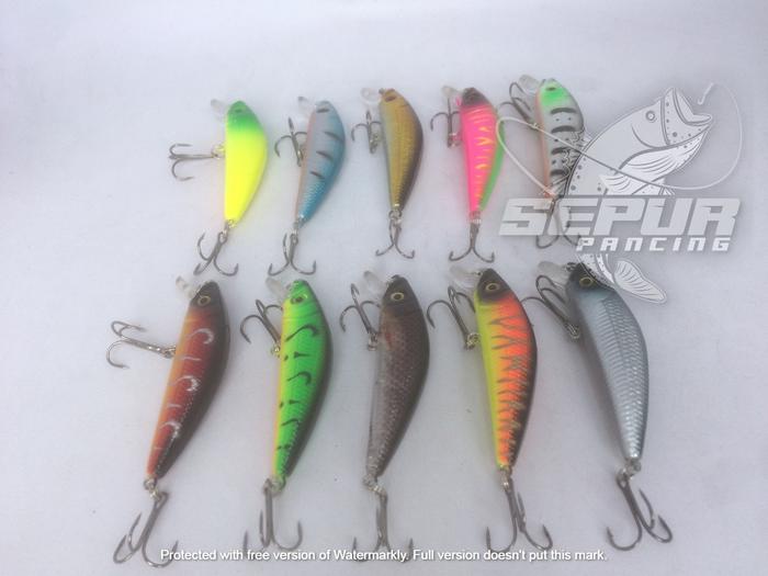 Gambar Umpan Pancing Lure Minnow 8gr/6.5cm - Swimbait Fishing Lure - 6.5 gr dari SEPUR PANCING undefined Tokopedia