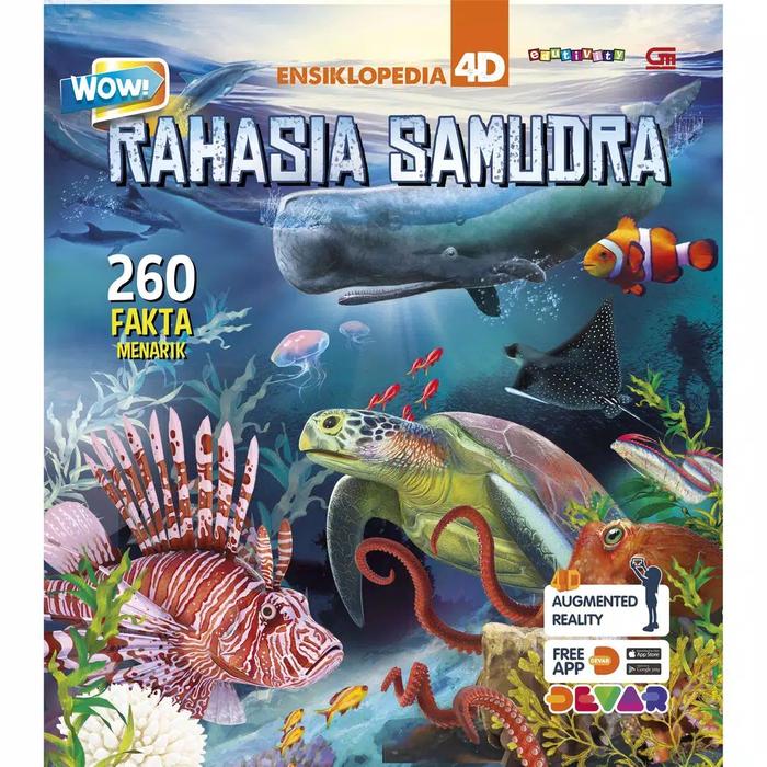 Gambar Ensiklopedia 4D Wow Augmented Reality/AR Dinosaurus/Hewan/Samudra - Rahasia Samudra dari Little Ivy Bookstore undefined Tokopedia