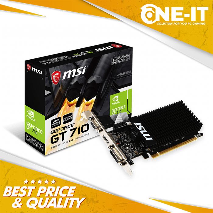 Gambar MSI VGA GT 710 1GB 1GD3H LP Low Profile GT710 dari one it solution undefined Tokopedia