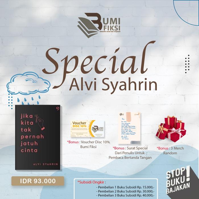 Gambar SPECIAL ALVI SYAHRIN - JIKA KITA - JATUH CINTA dari Bumi Fiksi Makassar undefined Tokopedia