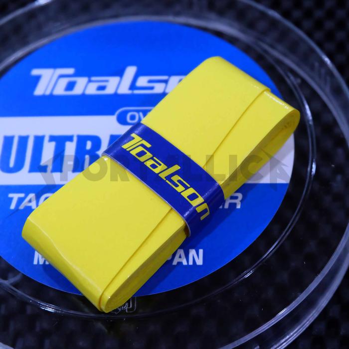 Gambar Grip / Overgrip Badminton / Tennis Toalson Ultra Candy - YELLOW dari Sportallica undefined Tokopedia
