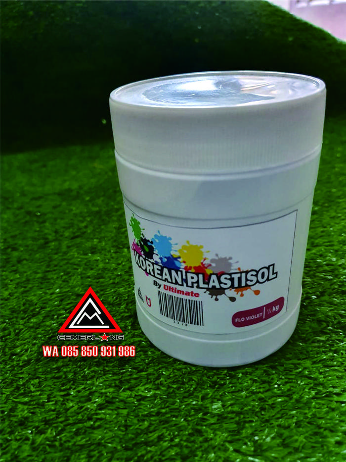 Gambar Korean Plastisol Flo Violet Kemasan 500 Gram dari cemerlangsps undefined Tokopedia