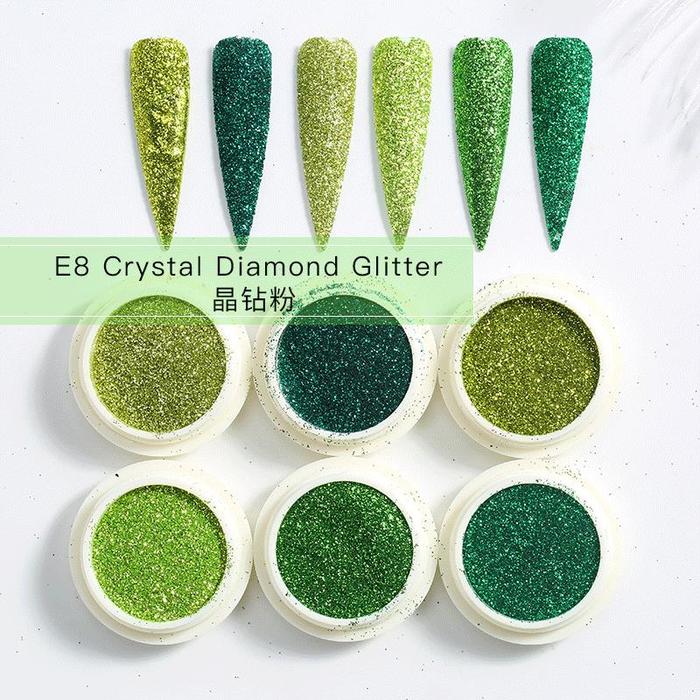 Gambar Crystal Diamond Glitter - E08 dari nailartjava undefined Tokopedia