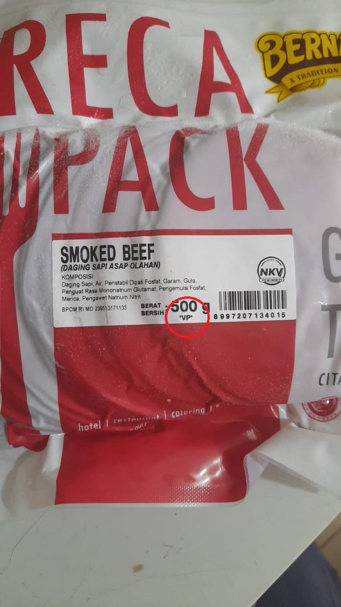 Gambar Bernardi Smoke Beef Bulat 500g / Daging Asap / Ham Burger - VP dari Toko DFF undefined Tokopedia