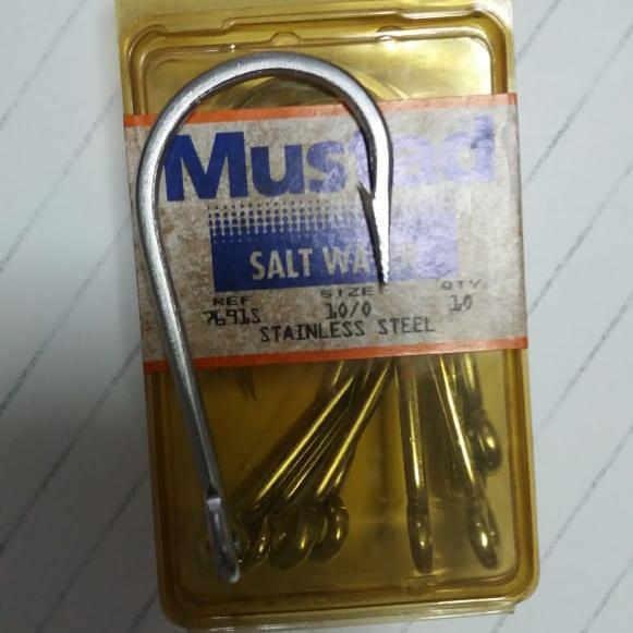 Gambar Pancing Rawai Mustad Hook No.10/0 Stainless Steel Norway dari NORTH BLUE FISHING undefined Tokopedia