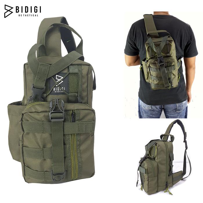 Gambar Tas Selempang pria Army Bidigi Berkualitas 7981 - Green Army dari azzalea shop99 undefined Tokopedia