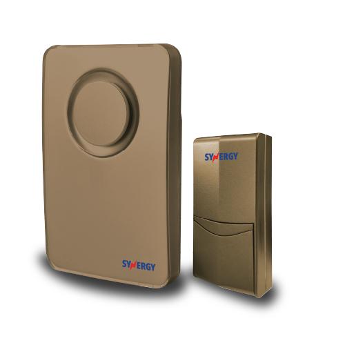 Gambar Bel Pintu/DoorBell Wireless SYNERGY by shigen Tanpa Kabel SYN-8821D/DC - Gold dari Shigen Indonesia undefined Tokopedia