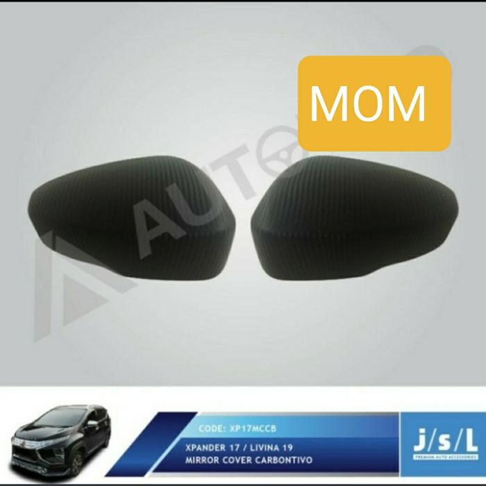 Gambar JSL Mirror Cover Tutup Spion Hitam Carbon Xpander / Xpander Cross dari Mega Oriental Motor undefined Tokopedia