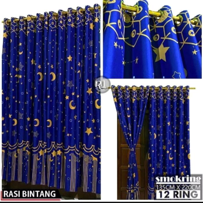 Gambar Gorden Rasi bintang smokring 12 dari sulthan_store1 undefined Tokopedia