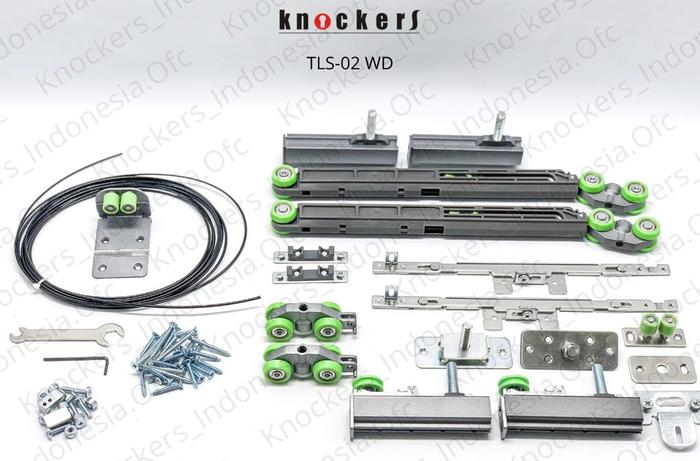 Gambar TELESCOPIC SLIDING DOOR SYSTEM SC / TLS WD / KNOCKERS INDONESIA - TLS-02 WD dari Knockers Official Store undefined Tokopedia