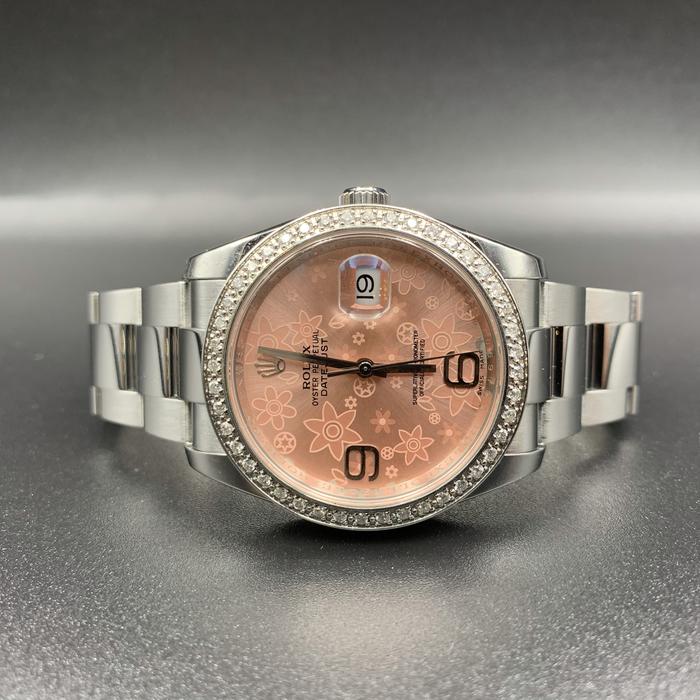 Jual Rolex Datejust Pink Flower Dial 