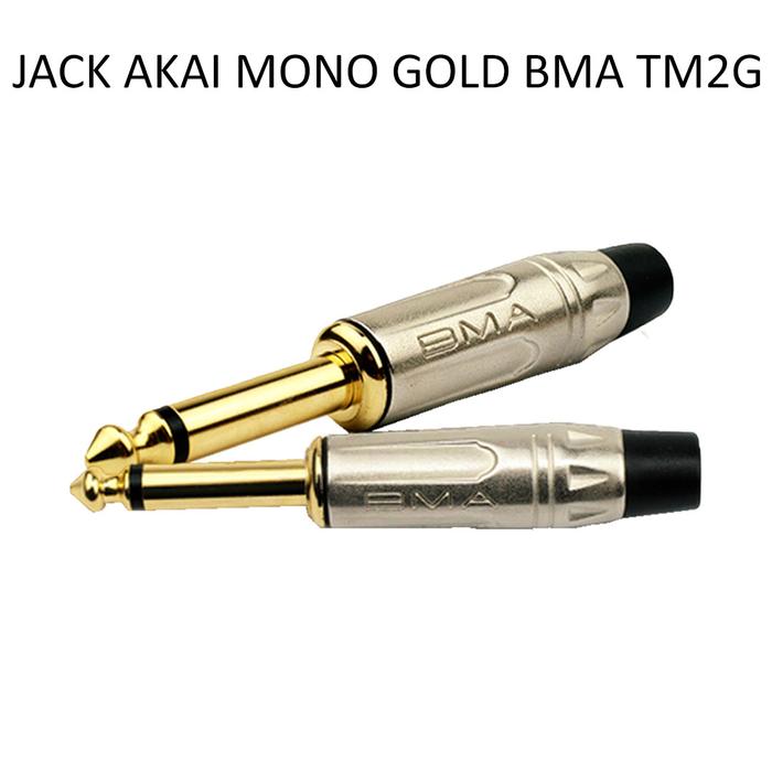 Gambar Jack Akai Mono Gold BMA TM2G / Jek Jeck Jec Akai Mic BMA TM2G Mono dari Pro Sound Store undefined Tokopedia