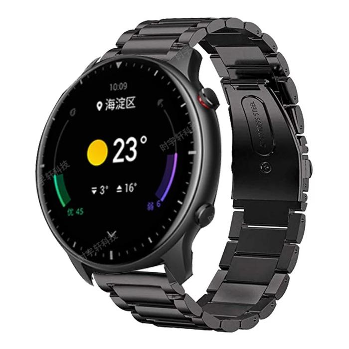 Jual STRAP TALI JAM RANTAI WATCH BAND STAINLESS STEEL BAND HUAMI