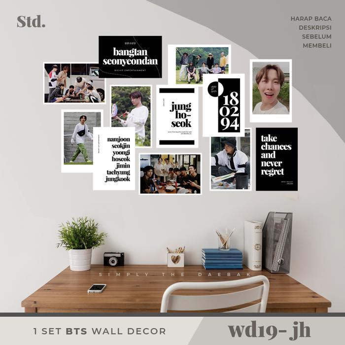 Gambar BTS Wall Decor hiasan dinding kpop poster polaroid boyfie bf material - WD 19 - RM dari simply the daebak undefined 5 Tokopedia