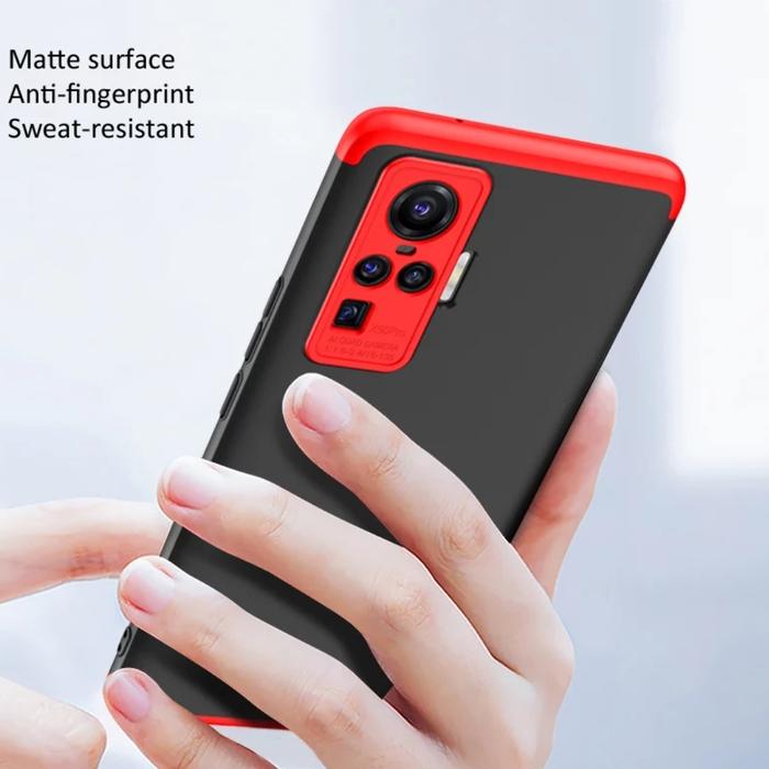 Gambar Full Protection Case 360° Vivo X50 / X50 PRO Hardcase Slim Armor - Black list Slvr, X50 Pro dari nucleo undefined Tokopedia