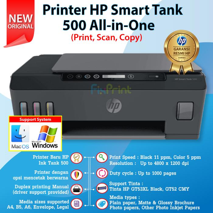 Jual Printer HP Smart Tank 500 Print 