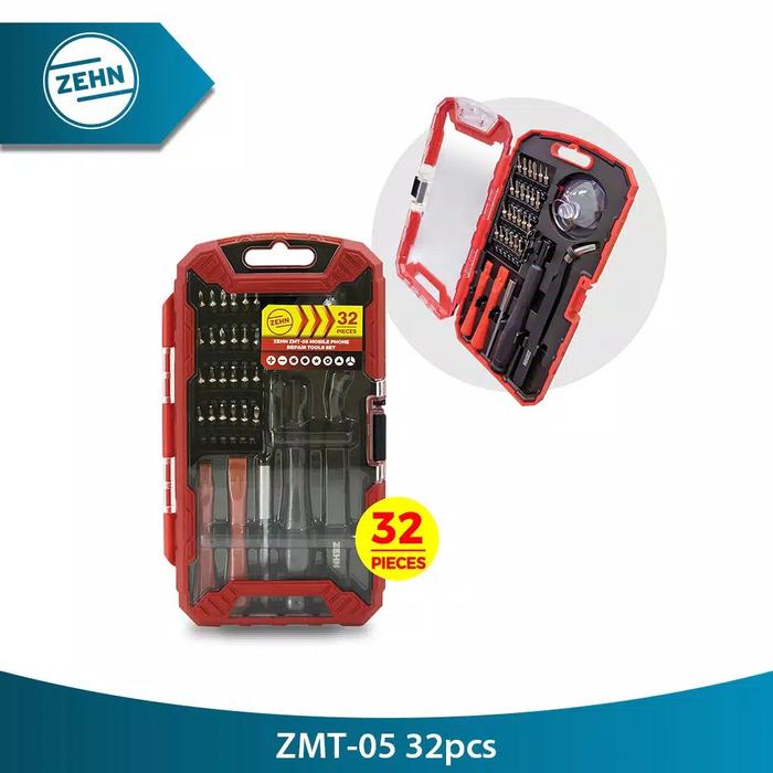 Gambar Obeng mini set Zhen / Mobile Phone Repair Set Zehn ZMT-05 32pcs dari Sahabat maju store undefined Tokopedia