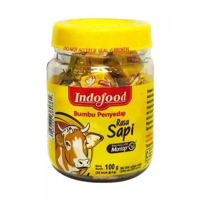 Gambar Indofood Kaldu Blok Penyedap Rasa Sapi / Ayam - 100gr (25 blok @4gr) - SAPI dari Cemilan Yahud SBY undefined Tokopedia