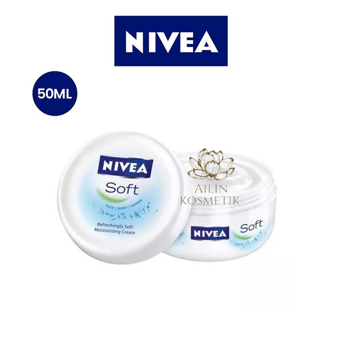 Gambar NIVEA Soft Cream ORIGINAL BPOM / Moisturizer Pelembab Wajah Dan Badan - 50ml dari AILIN KOSMETIK undefined Tokopedia